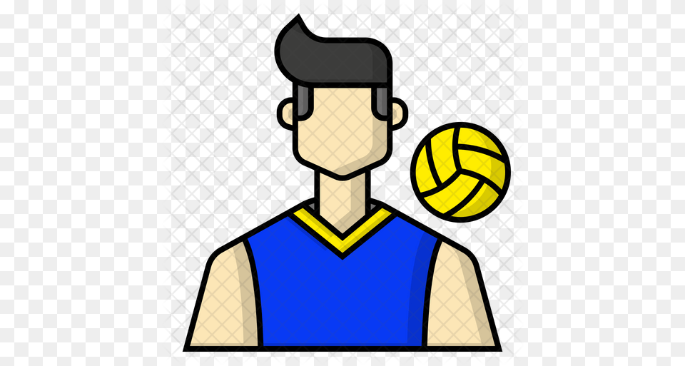 Volleyball Player Icon Icon, Person, Ball, Football, Sport Free Png Download