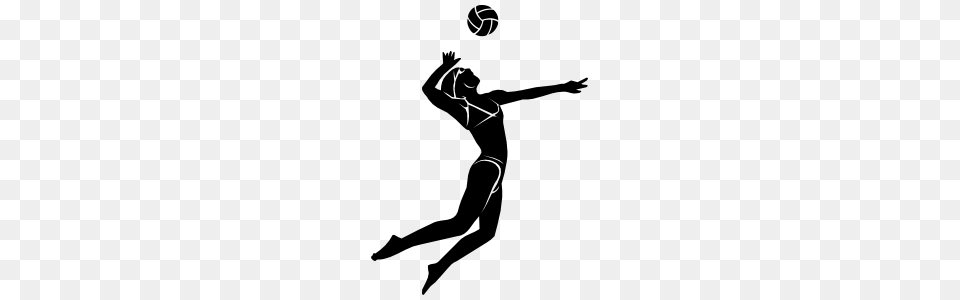 Volleyball Player Serving Ball Sticker, Dancing, Leisure Activities, Person, Handball Free Png Download
