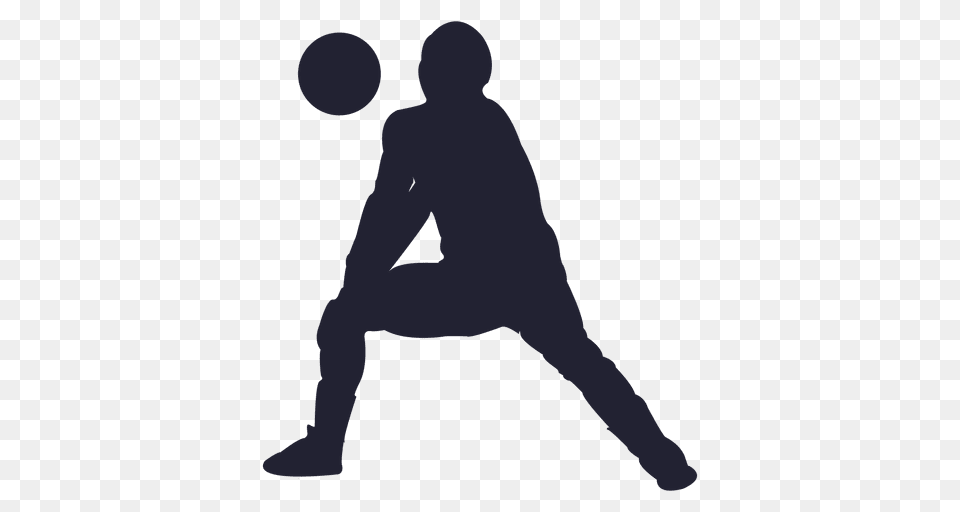 Volleyball Player Silhouette, Person, Walking, People, Head Free Png