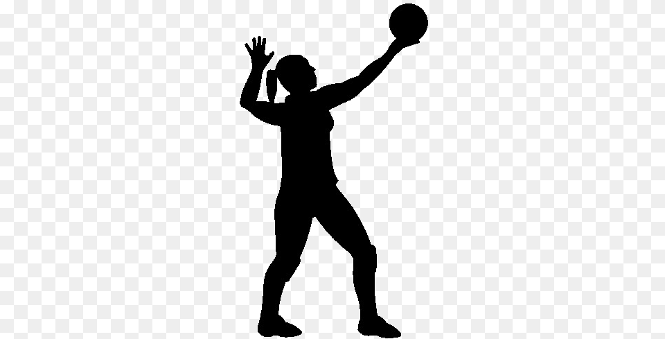 Volleyball Player Transparent Images Volleyball Silhouette, Stencil, Ball, Handball, Sport Free Png