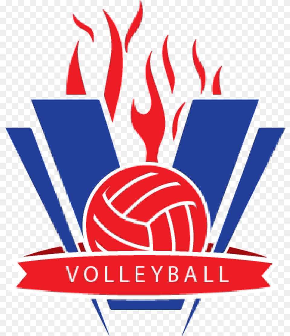 Volleyball Simple Logo Design Volleyball, Light, Dynamite, Weapon Free Transparent Png