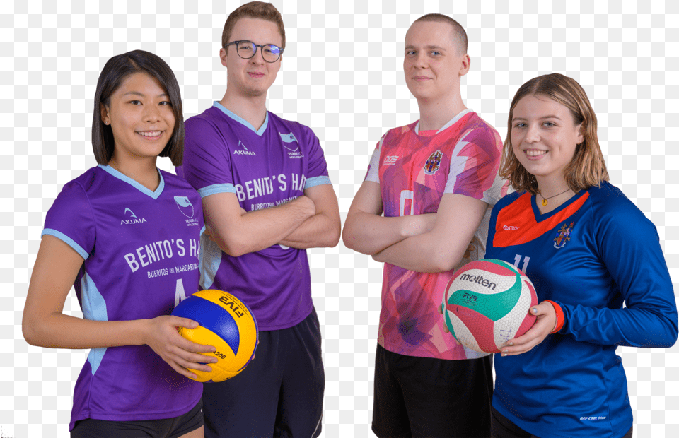 Volleyball Team, People, Sphere, Sport, Rugby Free Png Download