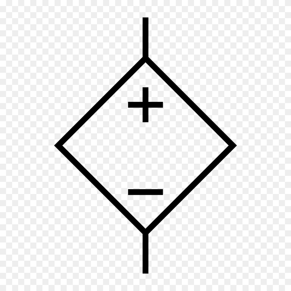 Voltage Source Controlled Clipart, Symbol, Cross, Sign Free Transparent Png
