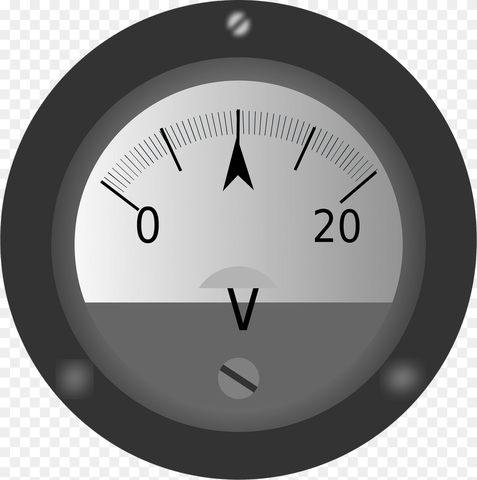 Voltmeter Clipart, Gauge, Disk Free Png