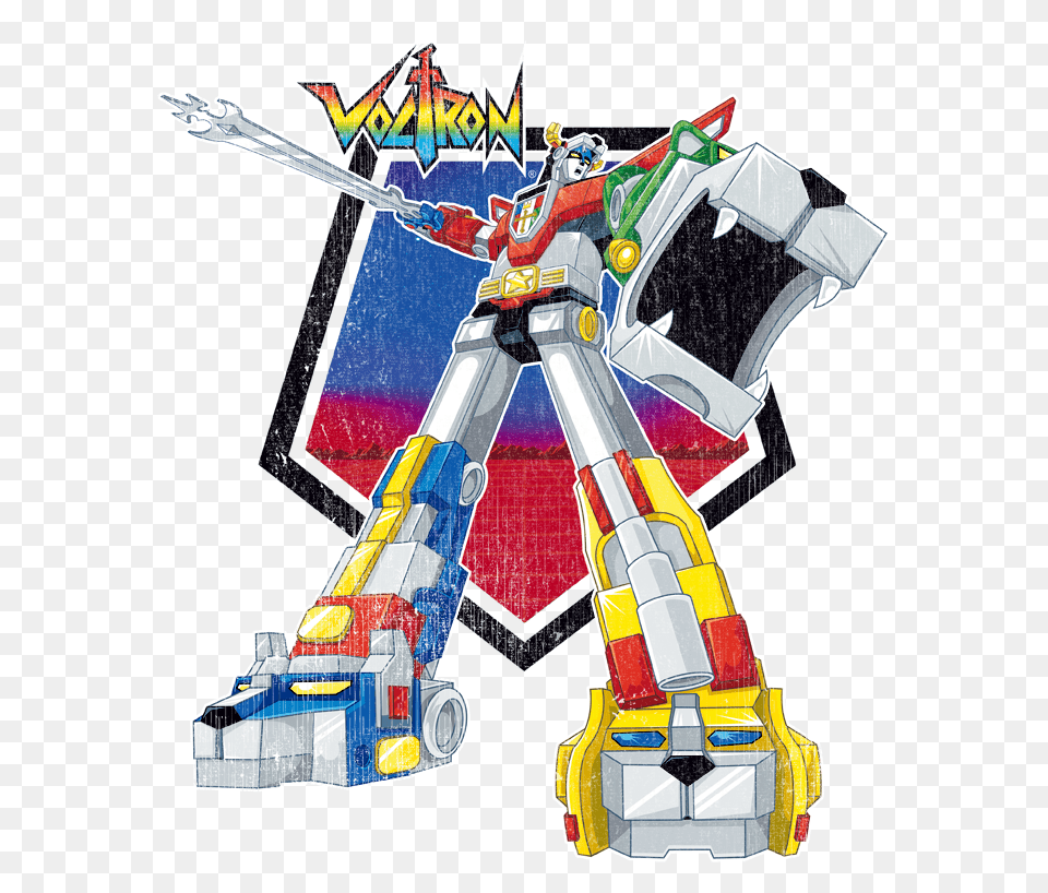 Voltron Blazing Sword Juniors Premium T Shirt Sons Of Gotham, Robot Png