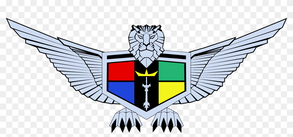 Voltron Force Pilot Wings, Emblem, Symbol, Rocket, Weapon Png Image