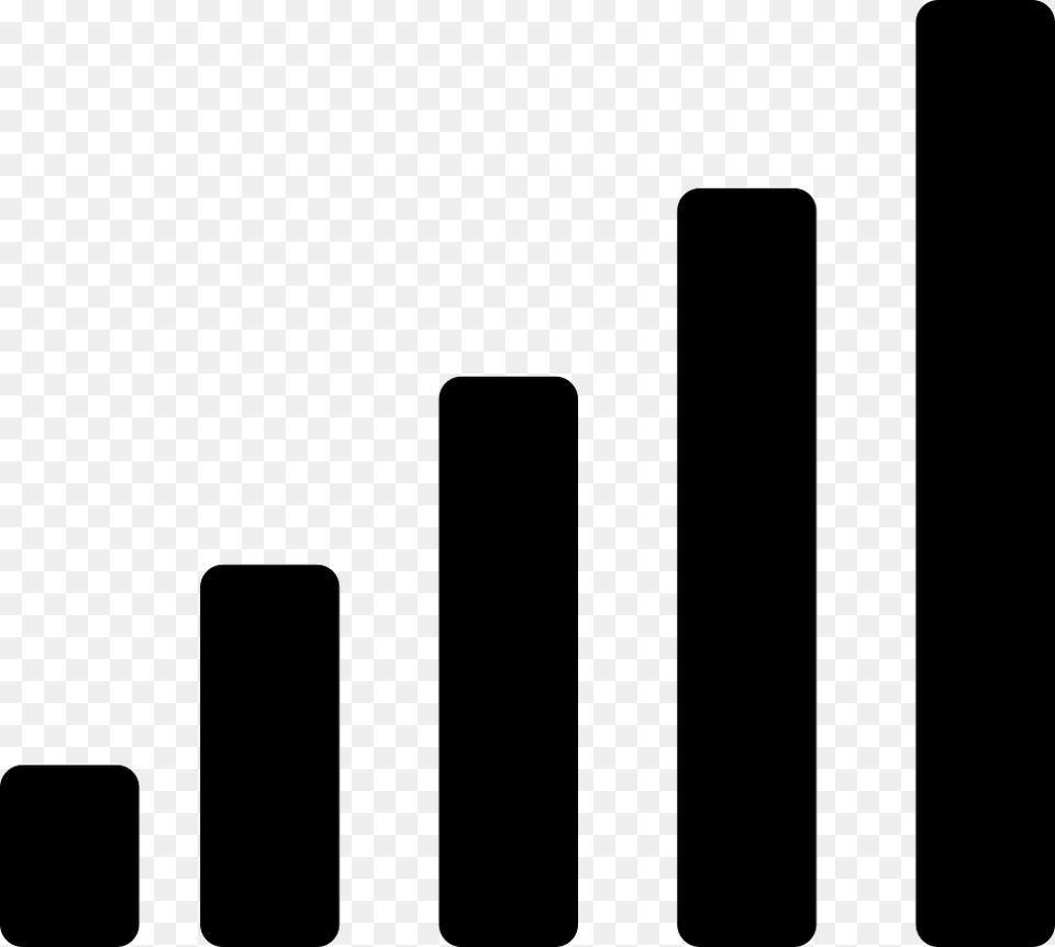 Volume Vertical Ascending Lines Icon Png