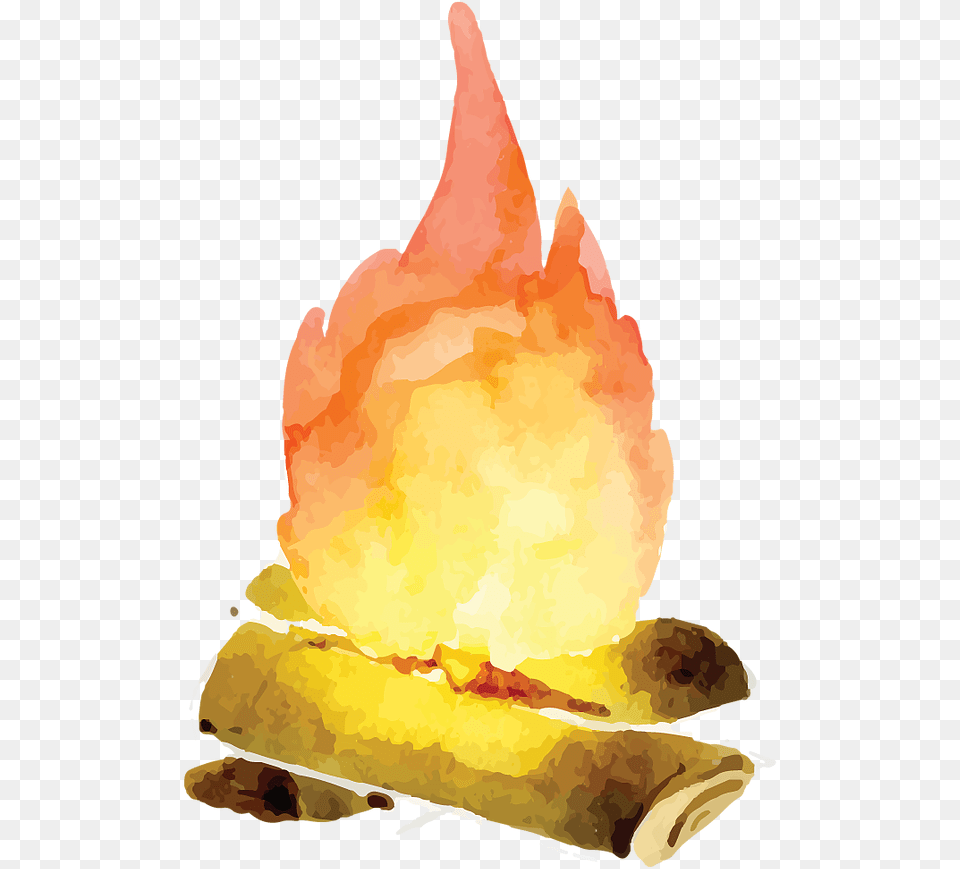 Volunteer Fire Watercolor, Flame, Baby, Person, Cream Free Png Download
