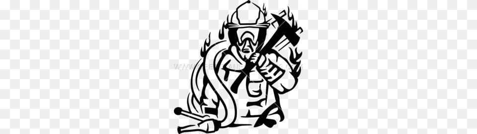 Volunteer Fireman Axe Clipart Free Png