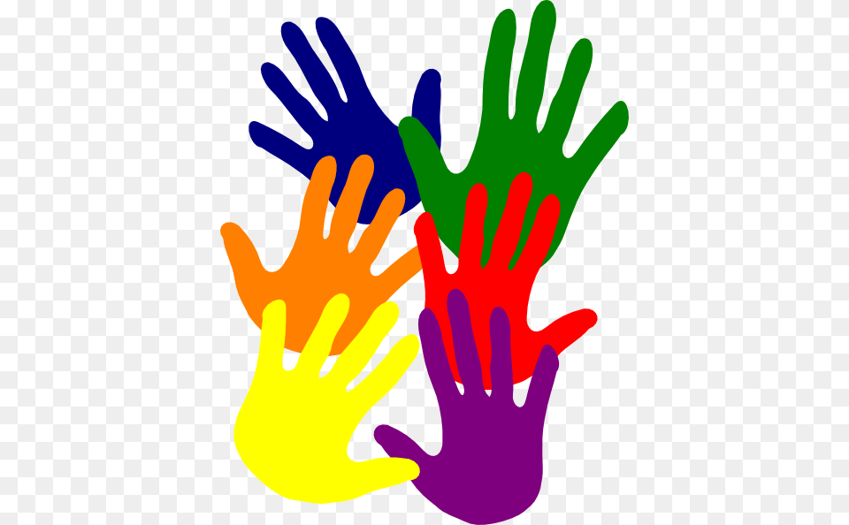 Volunteer Hands Help Colorful Hands Clip Art, Clothing, Glove, Paint Container Free Png