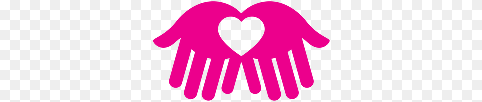 Volunteer Haskd Help Pink, Clothing, Glove, Body Part, Hand Free Png Download