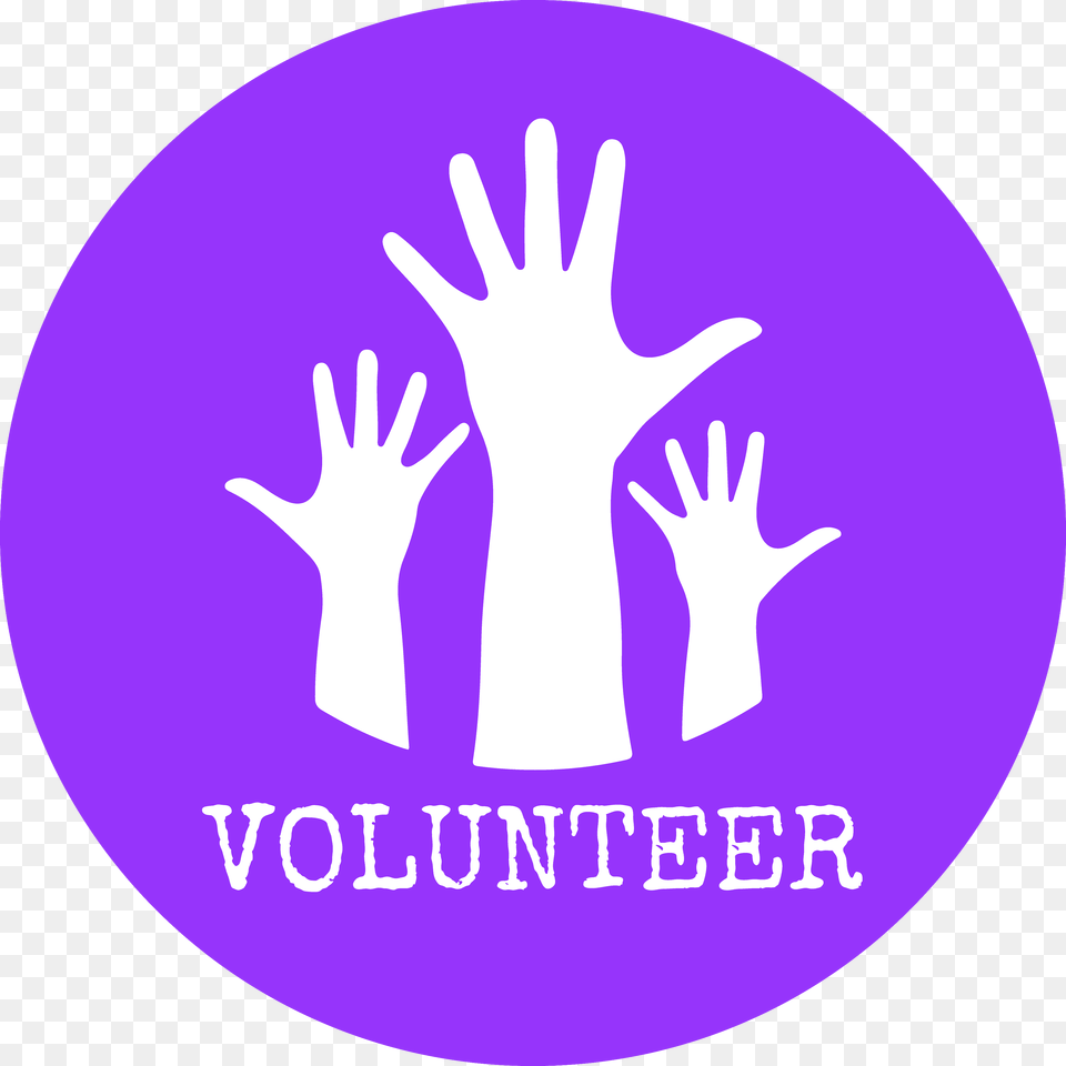Volunteer Iconjonathan Hendrix2018 01 09t12 Circle, Purple, Logo, Body Part, Hand Png Image
