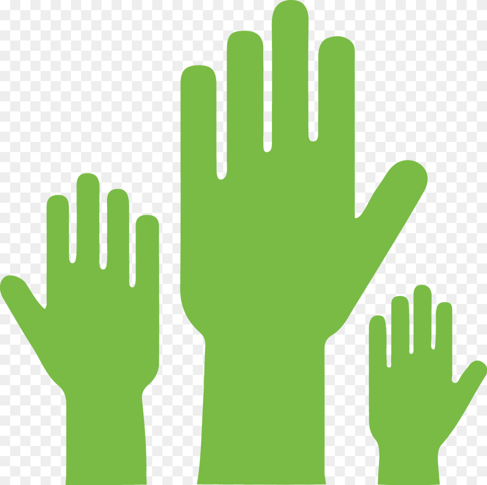 Volunteer Opportunities, Clothing, Glove, Green, Body Part Free Png