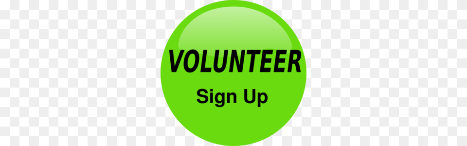 Volunteer Sign Up Button Clip Art, Green, Logo, Disk Png