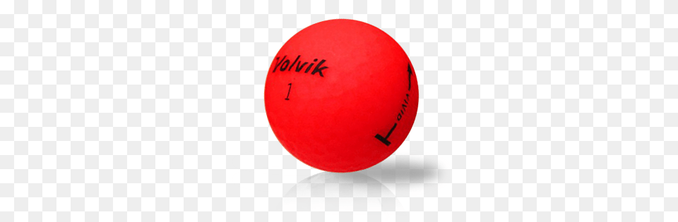 Volvik Vivid Red Used Golf Balls, Ball, Golf Ball, Sport, Ping Pong Free Transparent Png