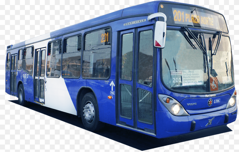 Volvo 107 Bus Transantiago, Transportation, Vehicle, Machine, Wheel Free Png