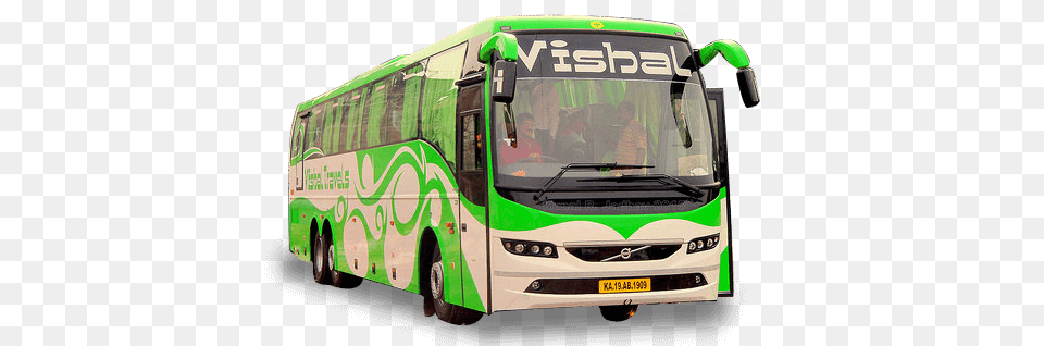 Volvo Bus To Mangalore, Transportation, Vehicle, Person, Tour Bus Png