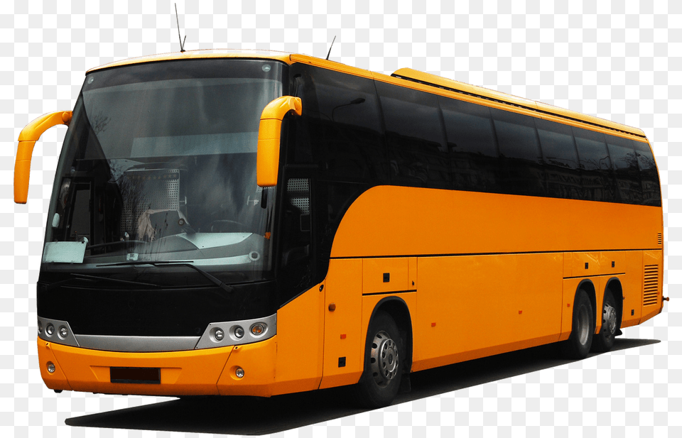 Volvo Bus Transparent Orange Bus Bhubaneswar To Hyderabad, Transportation, Vehicle, Machine, Wheel Free Png