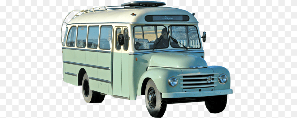 Volvo Dl350 Vintage Bus, Adult, Male, Man, Person Free Png