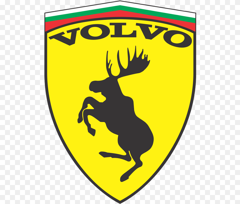 Volvo Prancing Moose Volvo Moose Logo, Emblem, Symbol, Person, Face Png Image