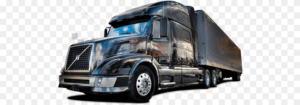 Volvo Truck Images Background Volvo Semi Truck With Trailer, Trailer Truck, Transportation, Vehicle, Moving Van Free Transparent Png