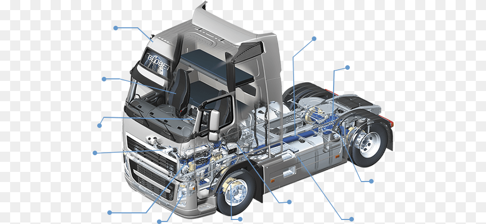 Volvo Truck Spare Parts, Vehicle, Transportation, Trailer Truck, Cad Diagram Free Transparent Png