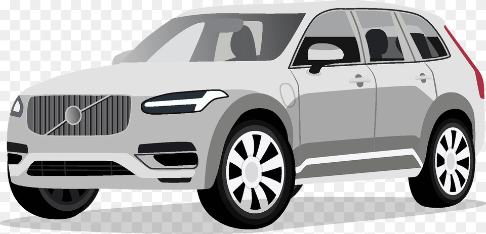 Volvo Xc90 Clipart, Car, Suv, Transportation, Vehicle Free Transparent Png