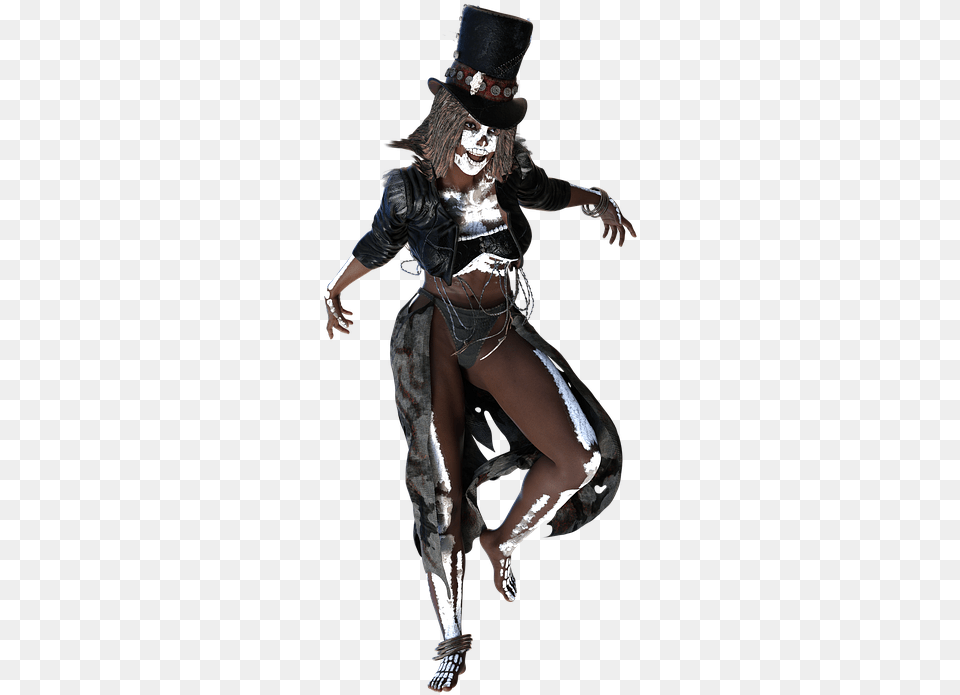 Voodoo Character 3d Render Female Fantasy Woman, Adult, Person, Dancing, Leisure Activities Free Png