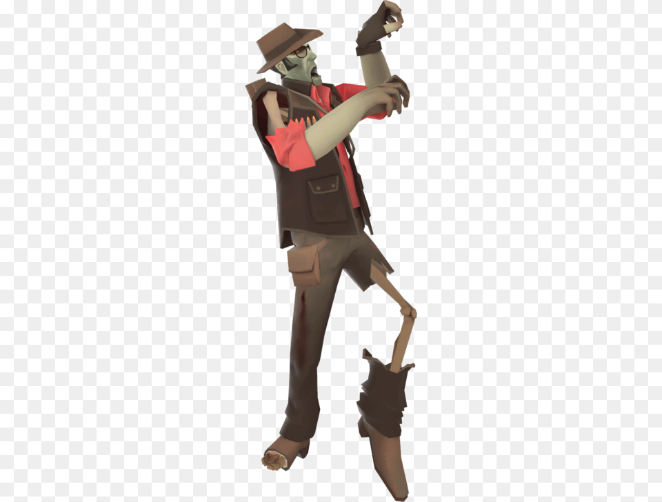 Voodoo Cursed Sniper Soul Team Fortress 2 Zombie Sniper, Clothing, Costume, Hat, Person Png