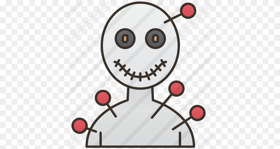 Voodoo Doll Halloween Icons Dot, Robot, Gas Pump, Machine, Pump Free Png Download