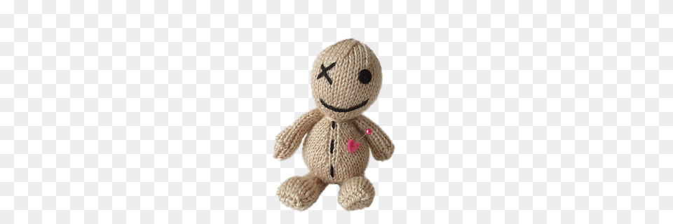 Voodoo Doll With Pink Heart, Plush, Toy, Teddy Bear Png Image