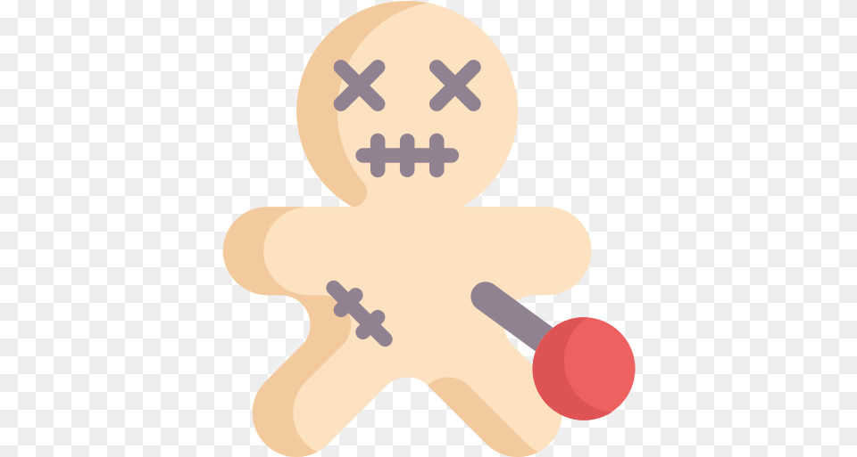 Voodoo Halloween Icon Of Dot, Food, Sweets, Cookie, Gingerbread Png