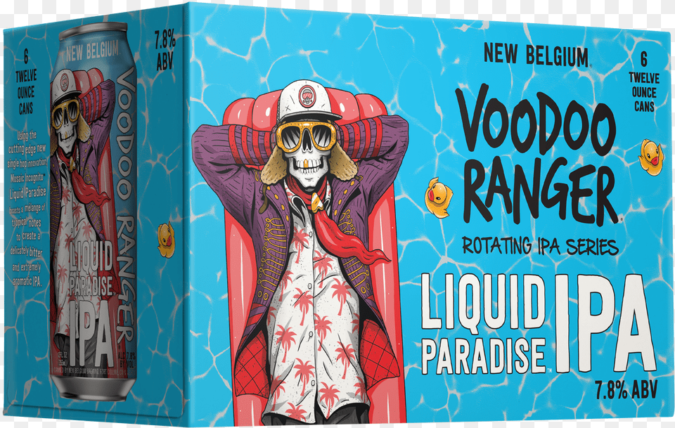 Voodoo Ranger Liquid Paradise Ipa, Book, Publication, Comics, Adult Free Transparent Png