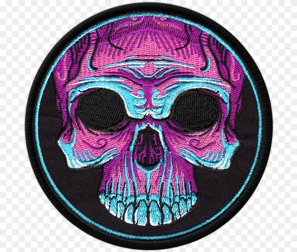 Voodoo Skull Patch Skull, Embroidery, Pattern, Stitch, Adult Png Image