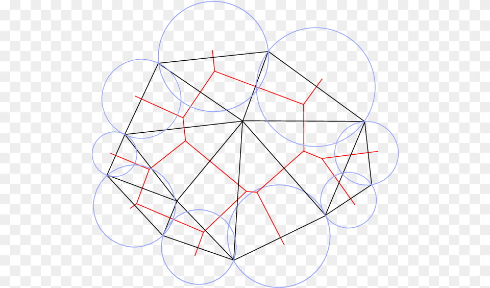 Voronoi Diagram For Circles, Network, Nature, Night, Outdoors Free Transparent Png