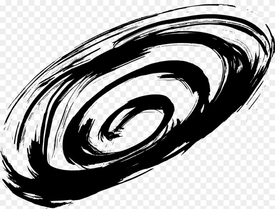 Vortexblack And Artart Spiral White, Gray Free Png Download