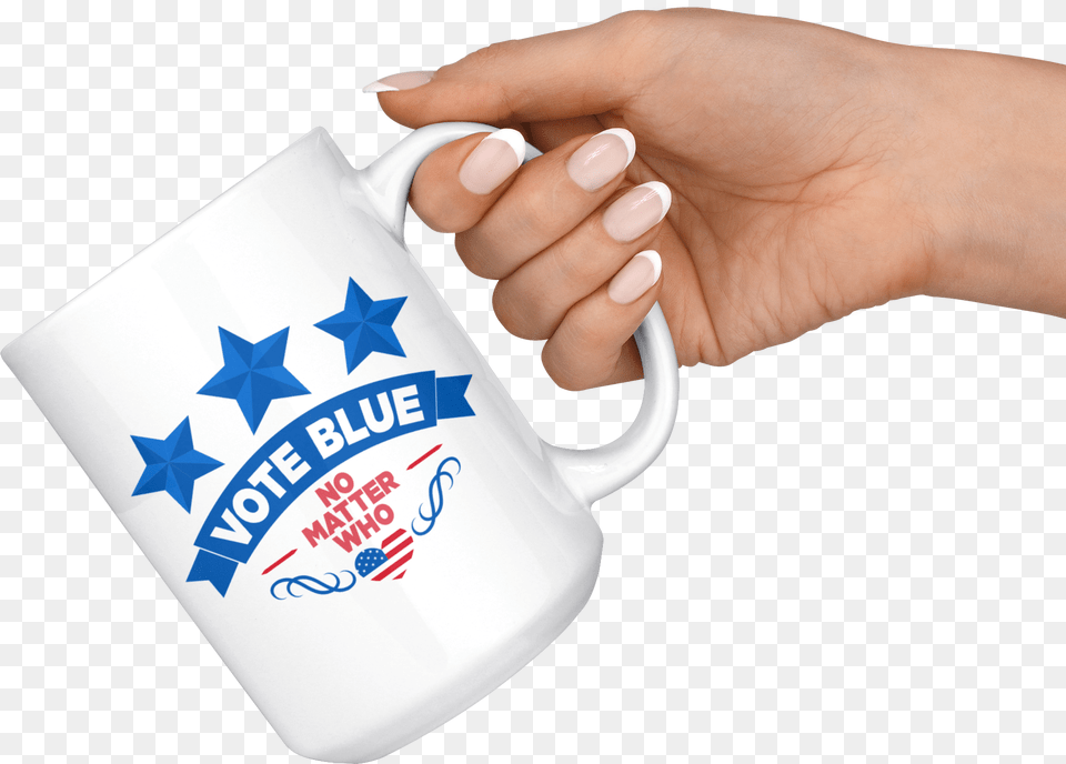 Vote Blue No Matter Whoclass Mug, Cup, Pill, Medication, Body Part Free Png