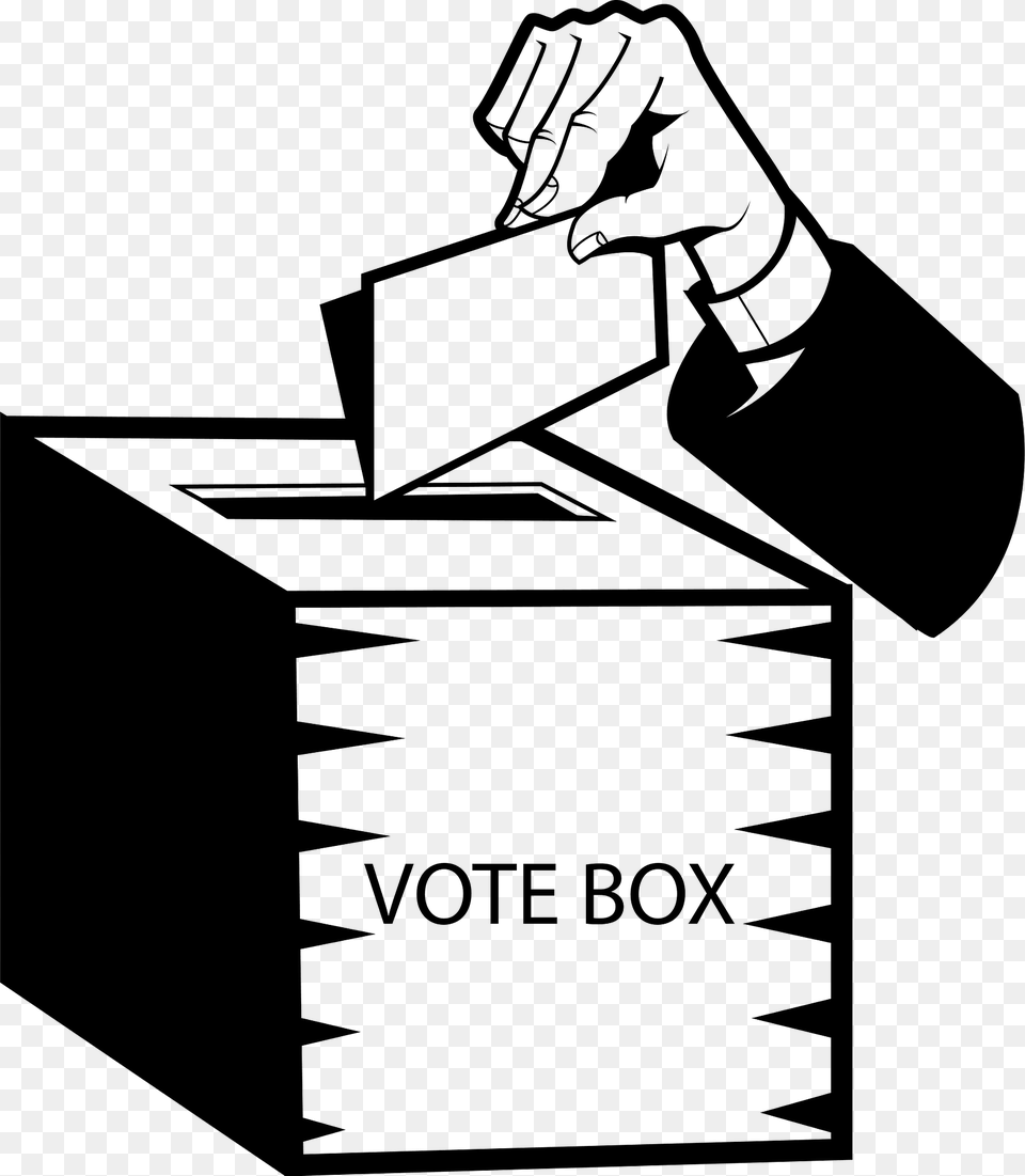 Vote Box Clipart, Cardboard, Carton, Text Png