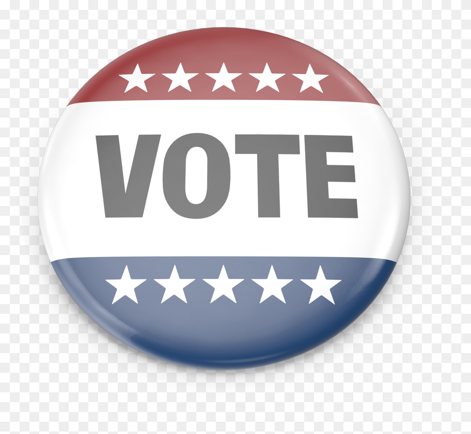 Vote Button, Badge, Logo, Symbol, Ball Free Png Download