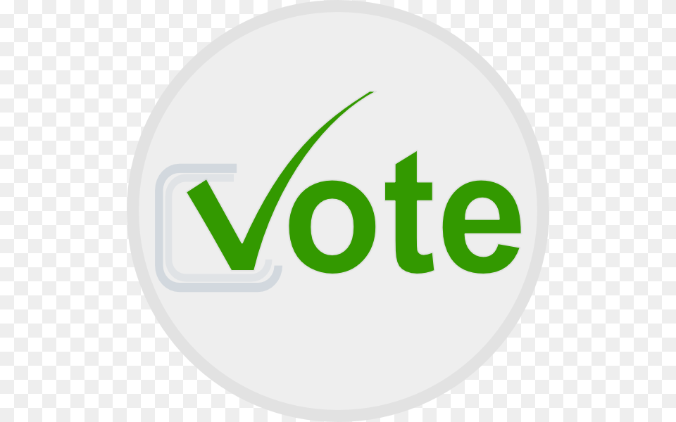Vote Button Clip Art, Green, Logo, Disk Free Transparent Png
