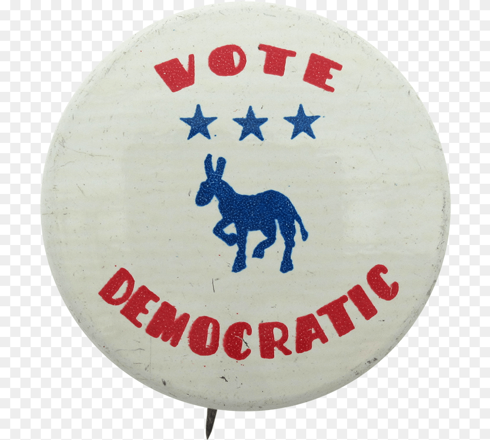 Vote Democratic Roe Deer, Badge, Logo, Symbol, Animal Png