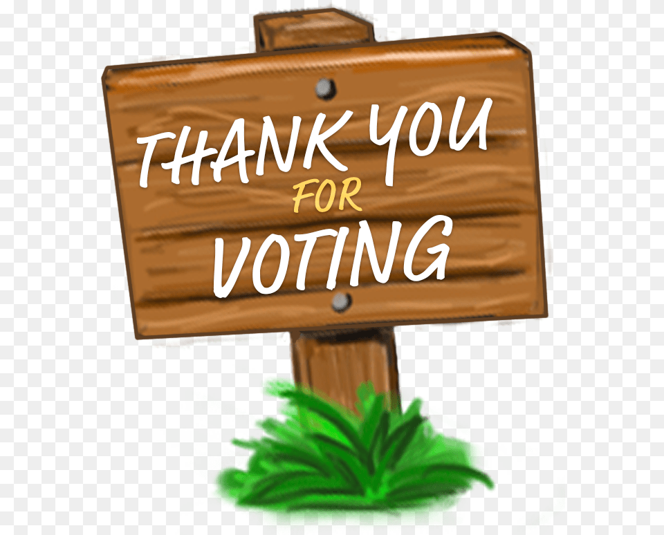 Vote For Us Sign, Plant, Tree, Potted Plant, Wood Free Png