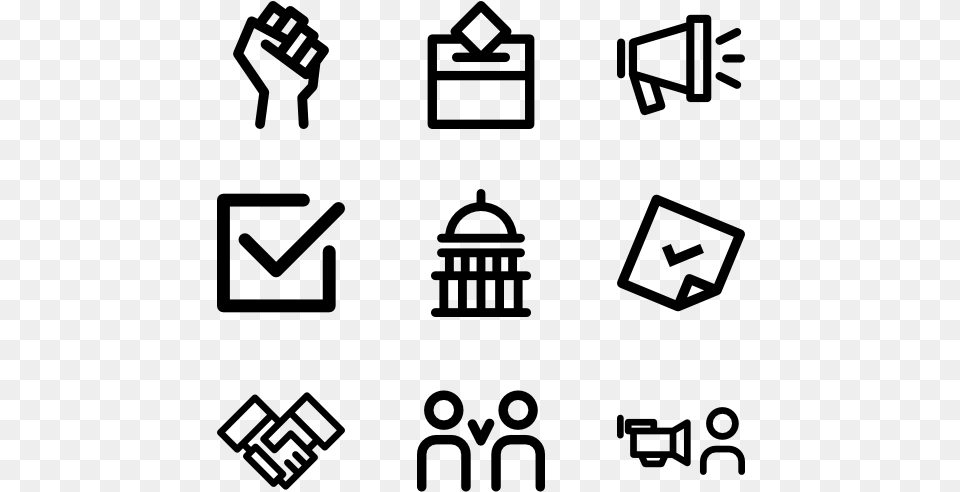 Vote Icon Vote Icons, Gray Free Png Download