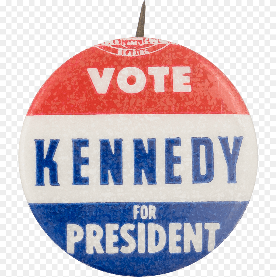 Vote Kennedy For President Political Button Museum Vote For Kennedy Button, Badge, Logo, Symbol, Can Png Image