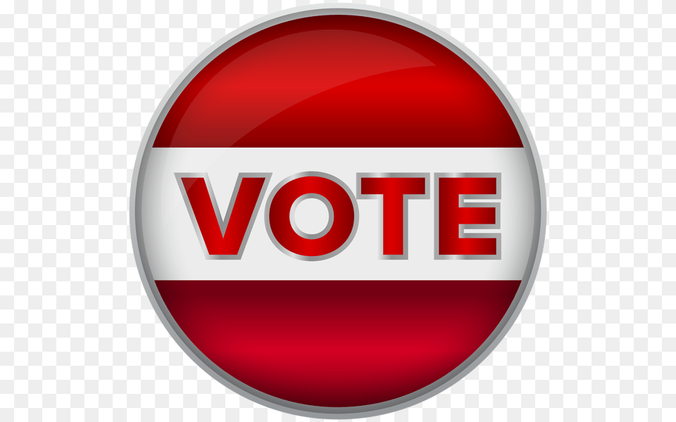 Vote Red Badge Clip Art Of July Art, Logo, Symbol, Sign, Disk Free Png Download