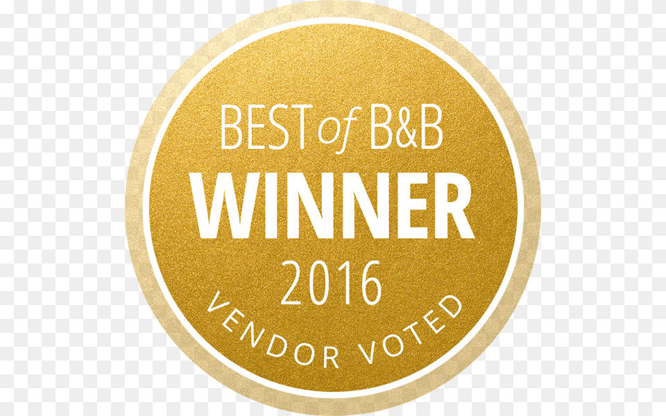 Voted Best All Around Wedding Venue Circle, Gold, Logo Png