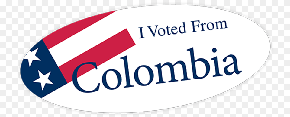 Voted From Abroad Sticker, Logo Png Image