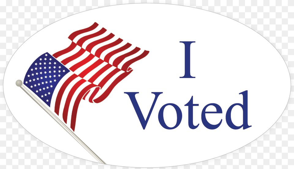 Voter Apathy Is Not A Given Transparent I Voted Sticker, American Flag, Flag Free Png Download