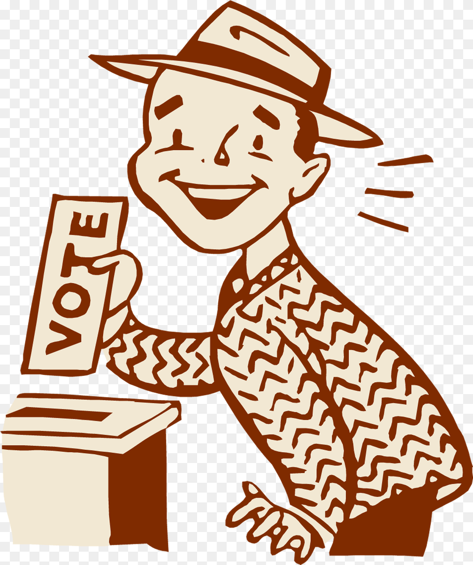 Voting Character Clipart People Voting, Clothing, Hat, Baby, Person Png
