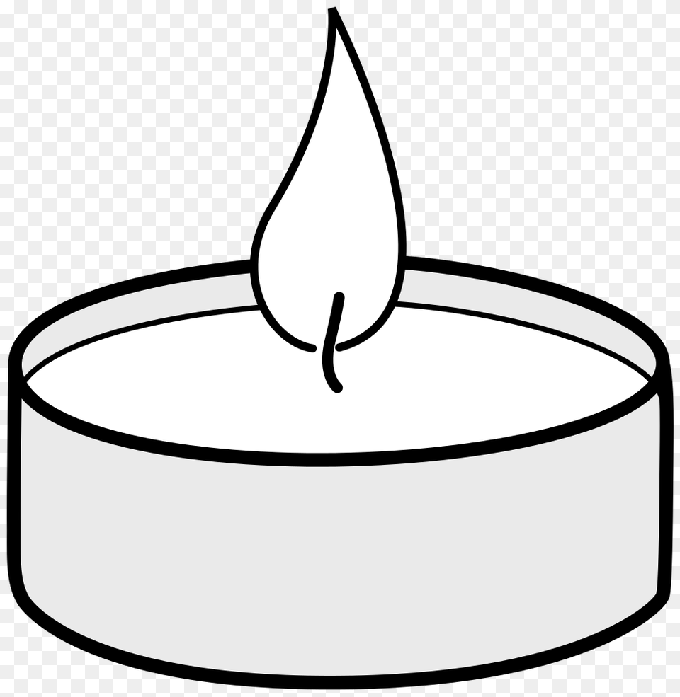 Votive Candle Clipart Black And White Clip Art Images, Fire, Flame Png Image